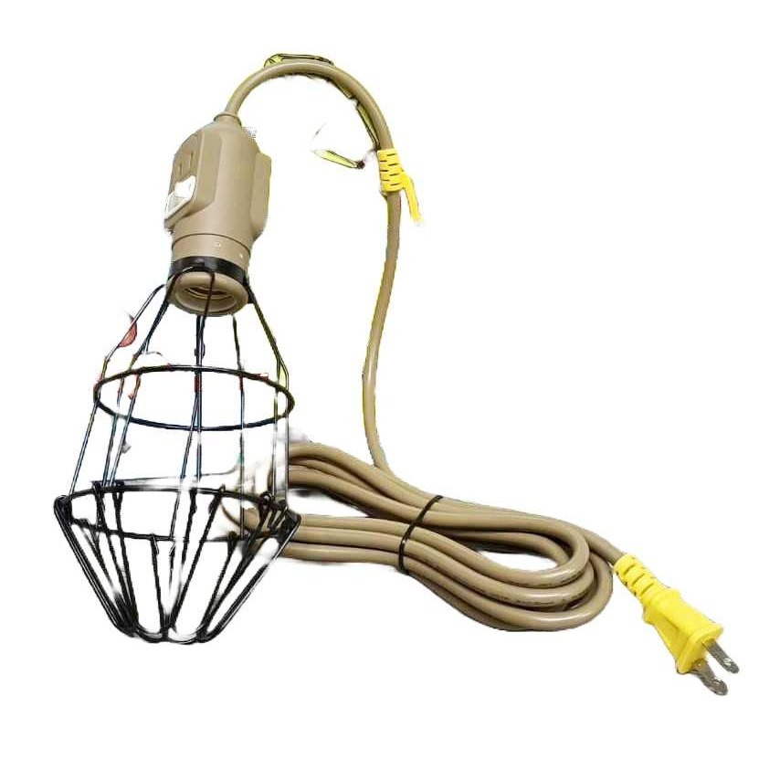 電精靈 新型工作燈(不含燈泡) LED工作燈座 附開關 工地燈 戶外燈 全網燈 照明燈 露營燈 DL-617《友百貨》-細節圖2