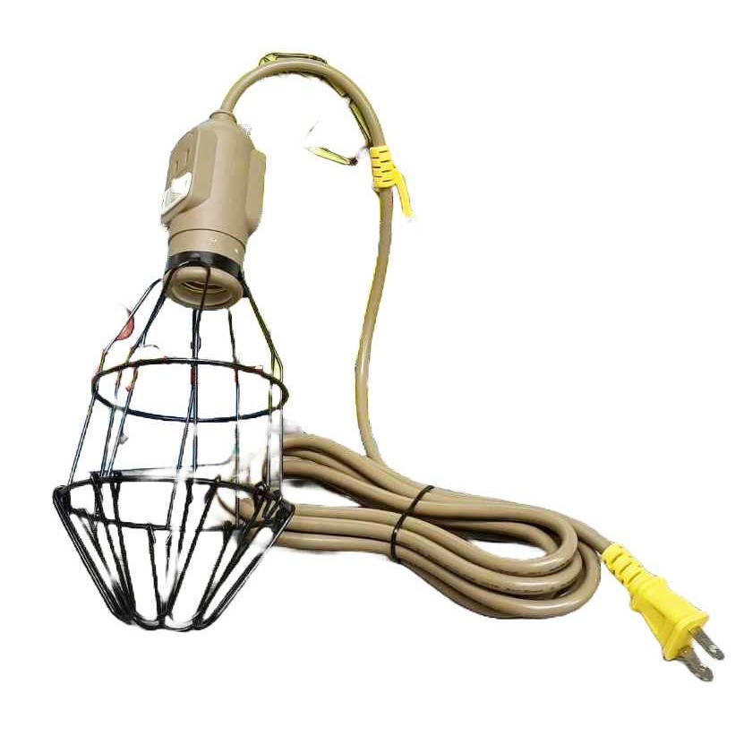 《友百貨》電精靈 新型工作燈(不含燈泡) LED工作燈座 附開關 工地燈 戶外燈 全網燈 照明燈 露營燈 DL-617-細節圖2