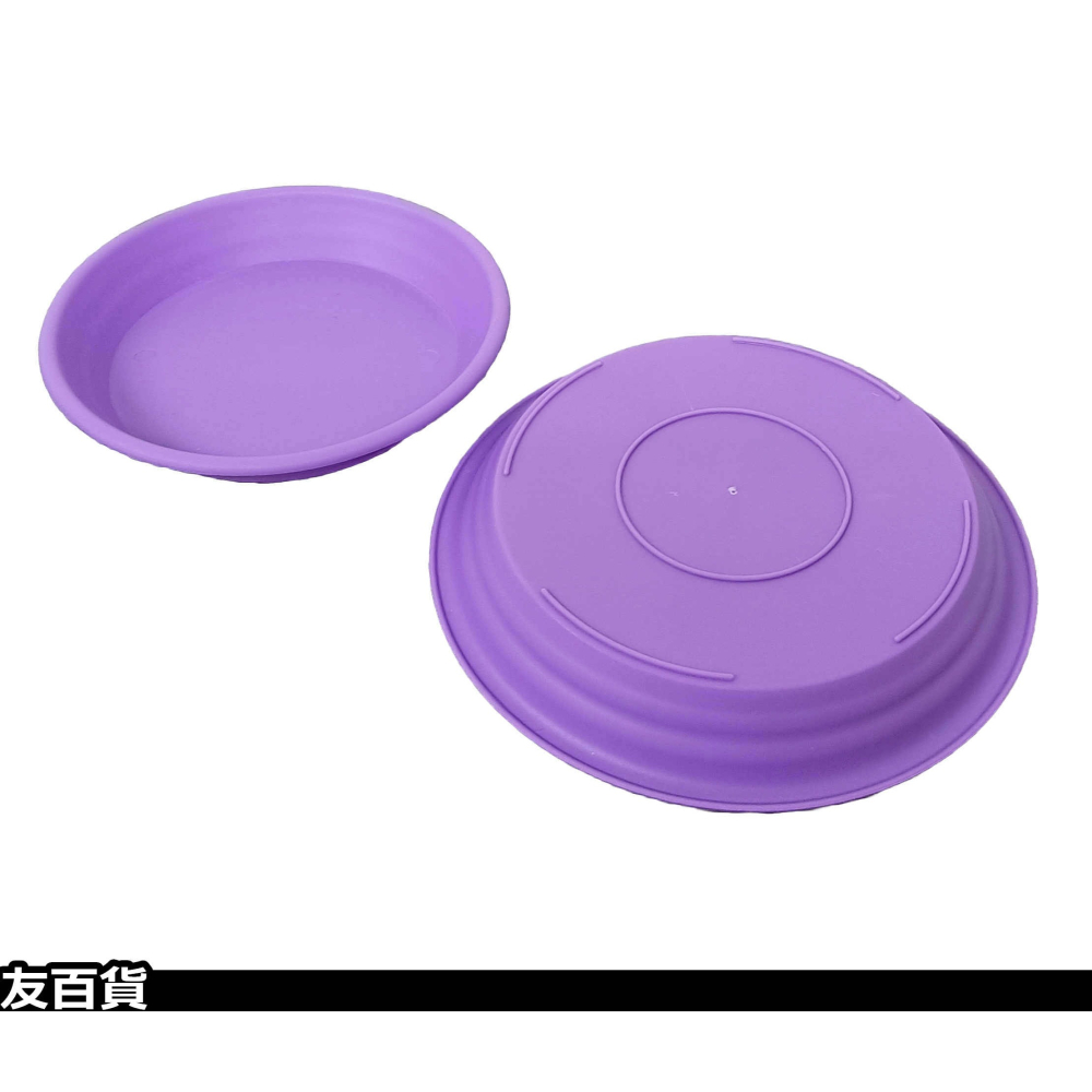 《友百貨》花盆水盤 植栽底盤 園藝托盤 桌面盆栽底盤 圓形接水盤 塑膠花盆底托 園藝用品-細節圖5