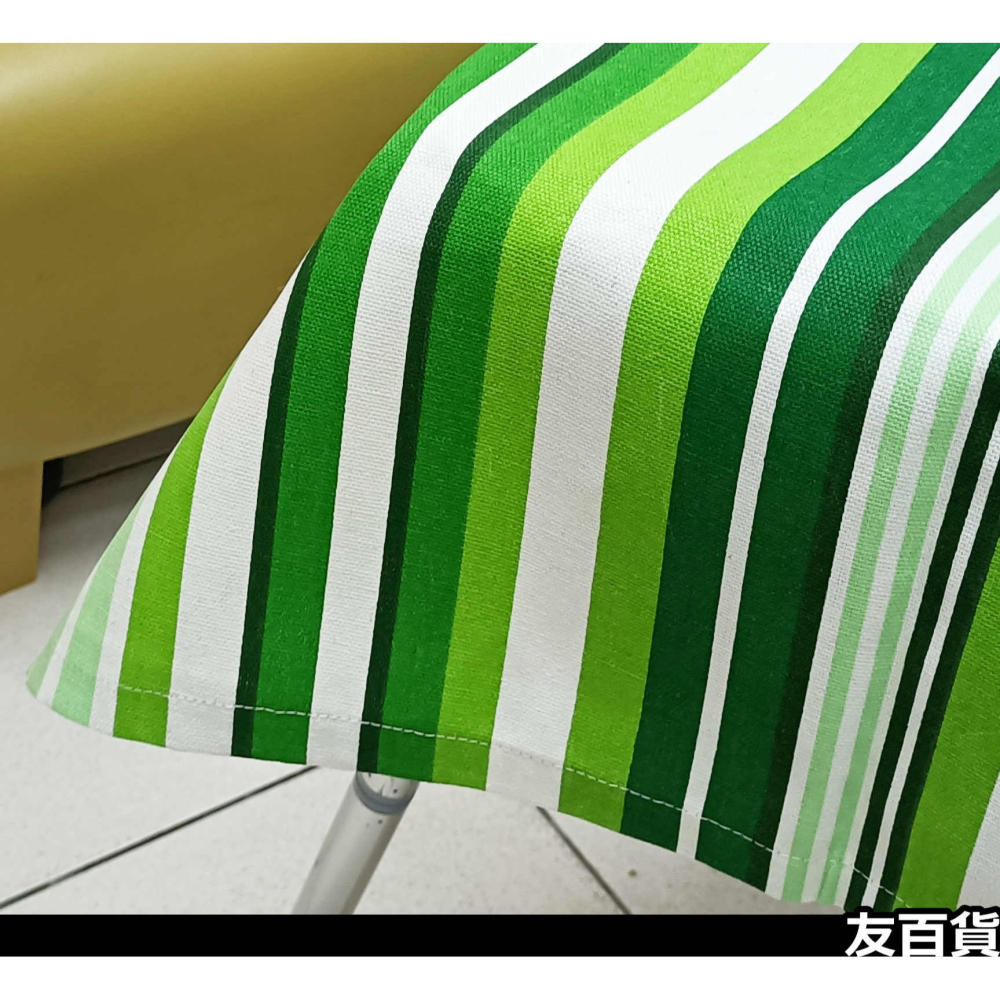 《友百貨》彩色條紋桌布 棉質帆布桌巾 180x140cm 客廳桌布 餐桌巾 居家桌布 彩色桌巾 茶几桌布 家飾布-細節圖6