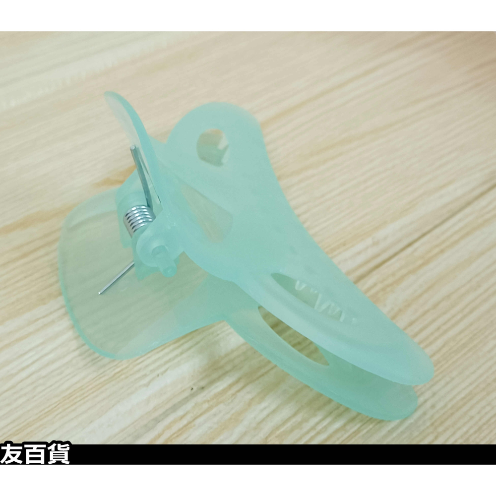 《友百貨》台灣製 新香香髮夾 鯊魚夾 (2入/包) 大髮夾 美髮夾 大嘴夾 盤髮夾 沐浴髮夾 美髮用品 顏色隨機出貨-細節圖6