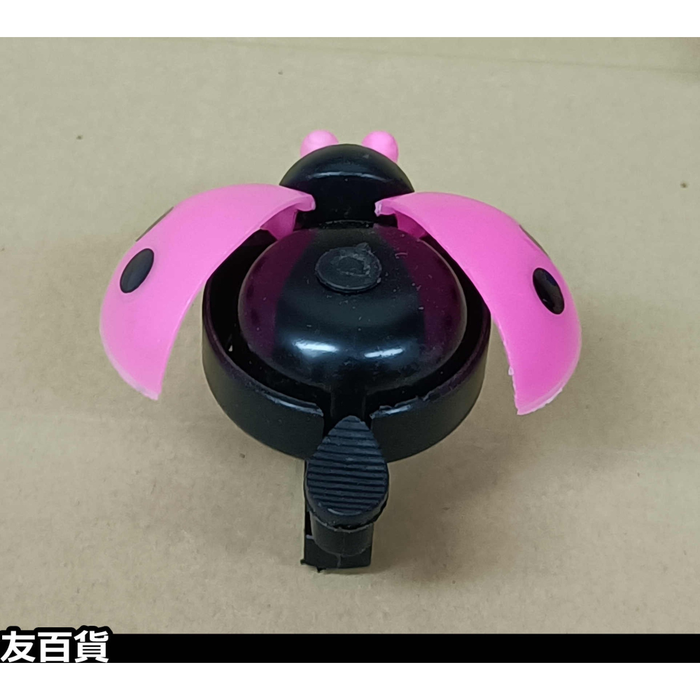 《友百貨》自行車鈴鐺 瓢蟲造型 腳踏車鈴鐺 瓢蟲鈴鐺 單車鈴鐺 單車用品 滑步車鈴鐺-細節圖4