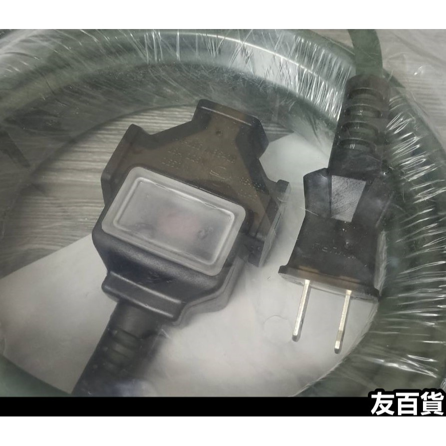 台灣製 動力延長線 2C帶燈動力線 工地延長線 延長線插座 新安規 過載保護 獨立開關 好朋友《友百貨》-細節圖4