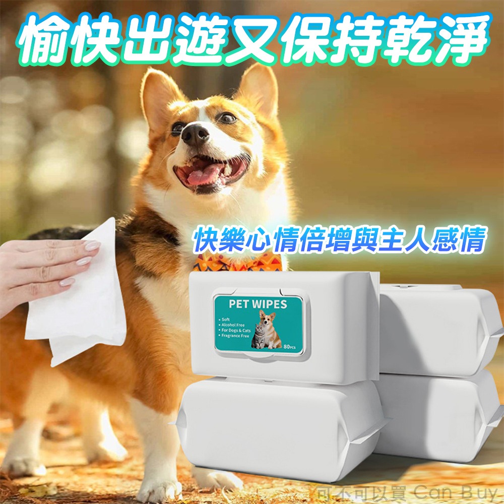 【升級加厚 貓犬可用】寵物濕紙巾 寵物濕巾 狗狗濕紙巾 貓咪濕紙巾 清潔巾 寵物專用濕紙巾 寵物眼部濕巾 寵物耳部濕巾-細節圖6