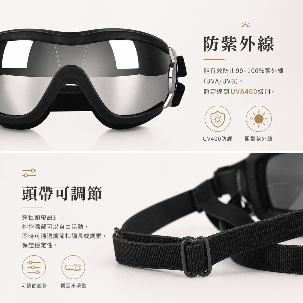 【wakytu英國品牌】寵物眼鏡 寵物墨鏡 寵物太陽眼鏡 寵物防曬眼鏡 寵物安全帽 寵物帽子 寵物安全帽 小型犬-細節圖6