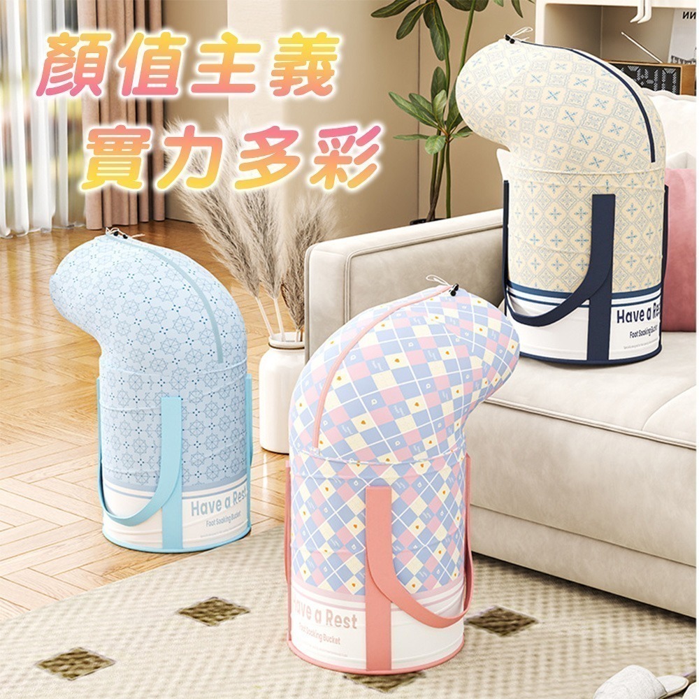 升級彈簧支撐摺疊泡腳桶 泡腳桶 泡腳袋 折疊泡腳桶 泡腳桶折疊 摺疊泡腳桶 泡腳盆 泡腳桶摺疊 泡腳包 泡腳泡腳機-細節圖8