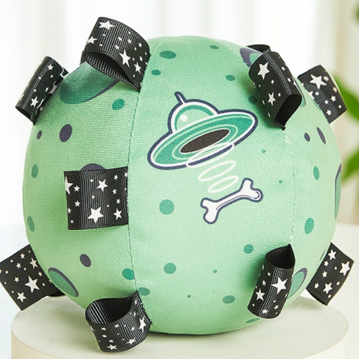 寵物響鈴玩具球【綠色】