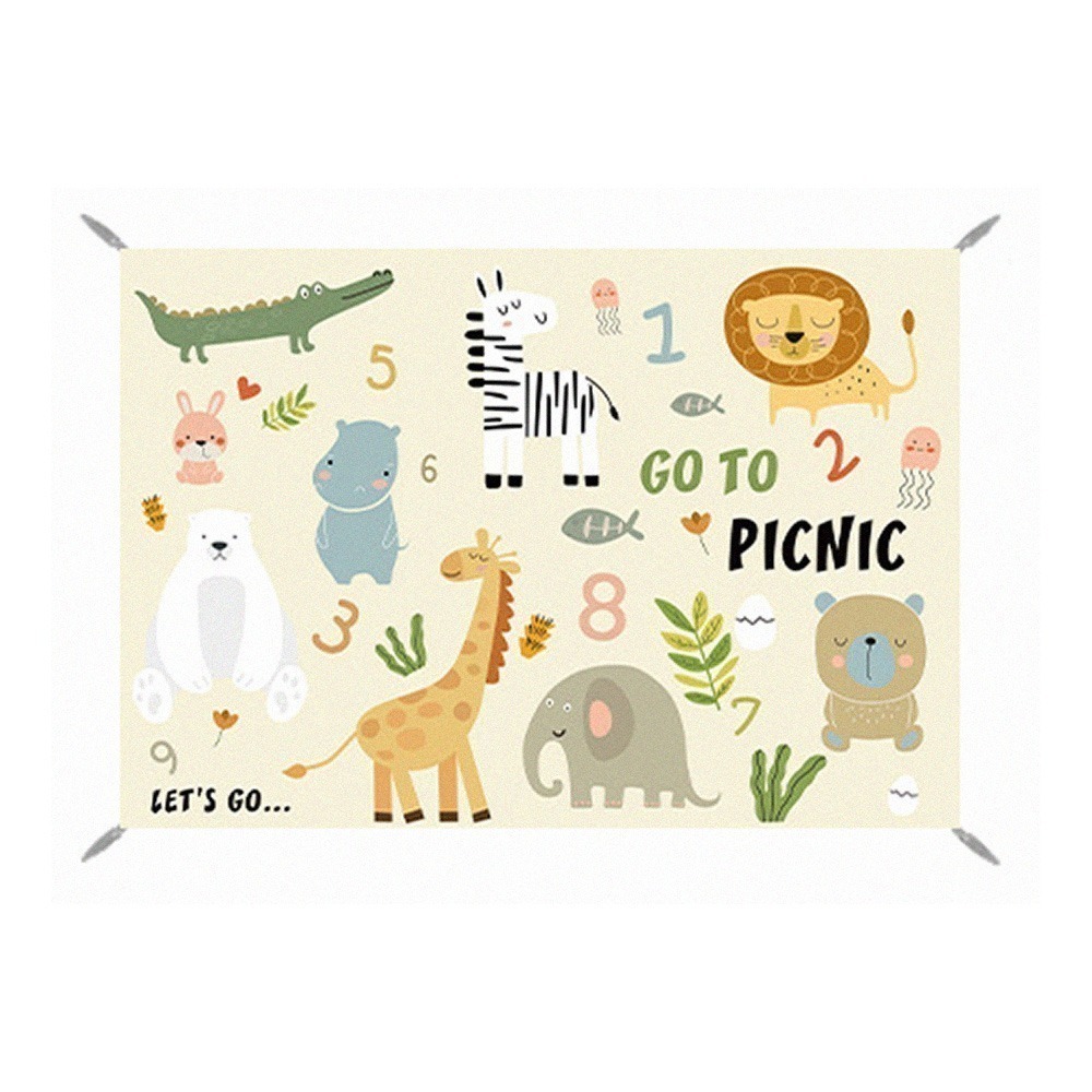 【限時購】便攜口袋野餐墊 野餐墊 防水野餐墊 沙灘墊 草地墊 戶外帳篷墊 防水防潮 防潮墊輕便野餐墊-規格圖10