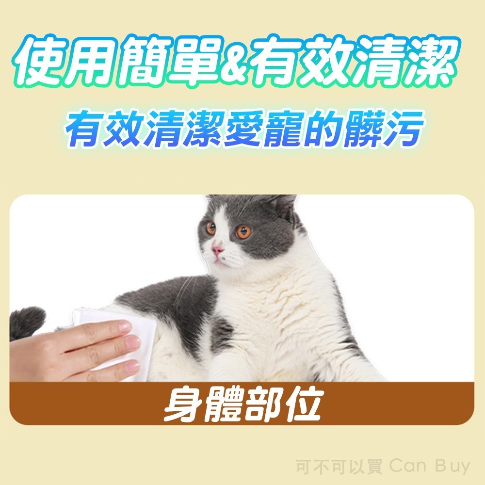 【7-ELEVEN 門市團購】6包優惠組 寵物濕紙巾 升級加厚 貓犬可用 寵物濕巾 狗狗濕紙巾-細節圖3