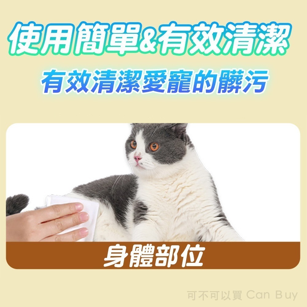 【限時購】6包優惠組 寵物濕紙巾 升級加厚 貓犬可用 寵物濕巾 狗狗濕紙巾-細節圖4