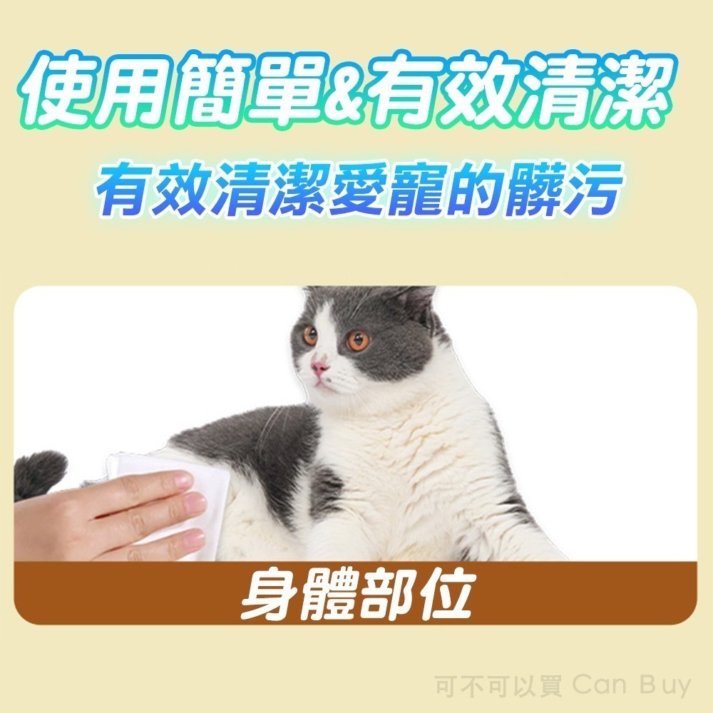【限時購】6包優惠組 寵物濕紙巾 升級加厚 貓犬可用 寵物濕巾 狗狗濕紙巾-細節圖4