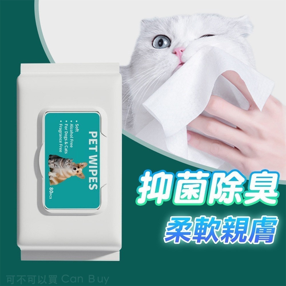 【限時購】6包優惠組 寵物濕紙巾 升級加厚 貓犬可用 寵物濕巾 狗狗濕紙巾-細節圖8
