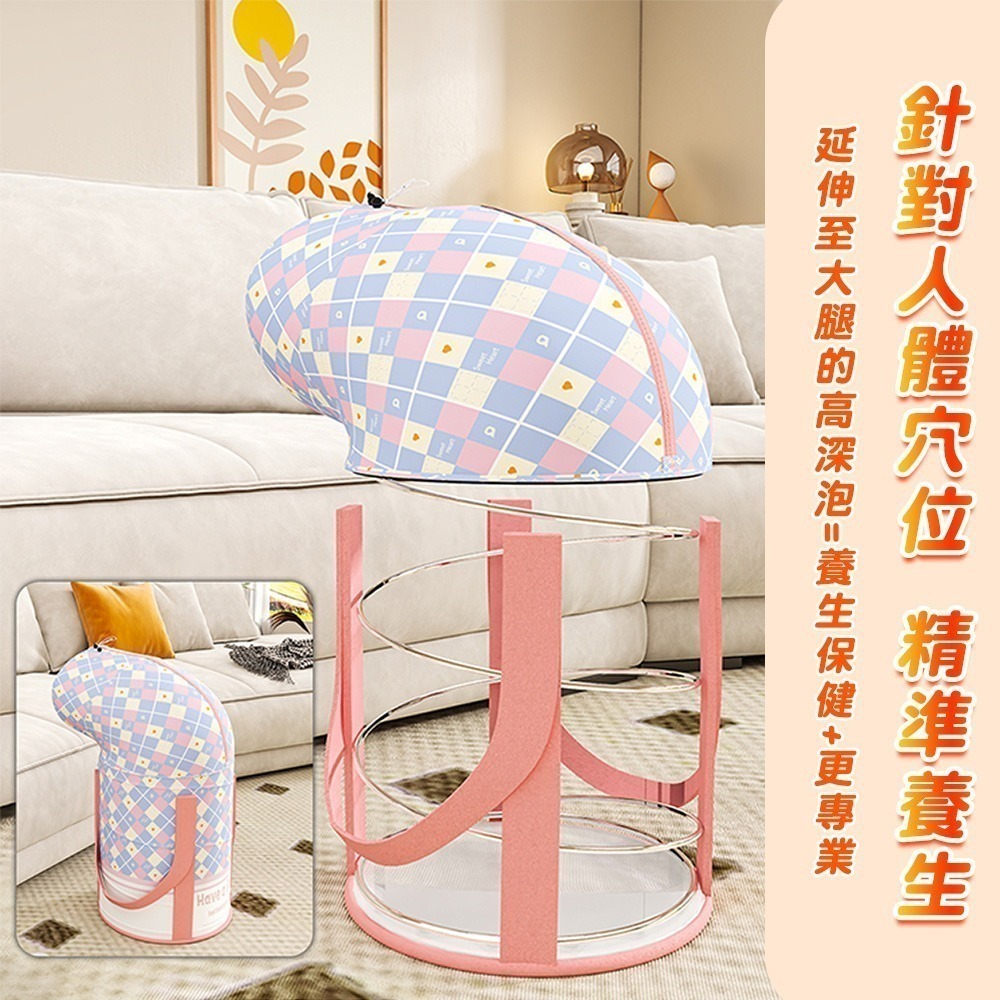 【7-ELEVEN 門市團購】升級彈簧支撐摺疊泡腳桶+泡腳包一袋30包-細節圖6