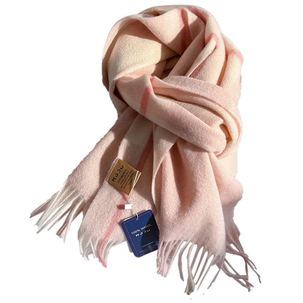 100%羊毛材質 羊毛圍巾-規格圖9