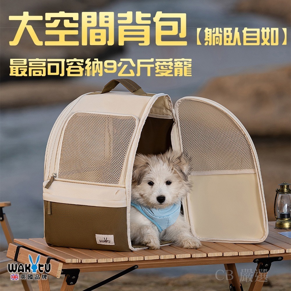【限時購】輕盈透氣寵物雙肩背包 寵物背包 寵物外出包 寵物後背包 寵物包 貓咪外出包 寵物外出籠 貓咪背包-細節圖3
