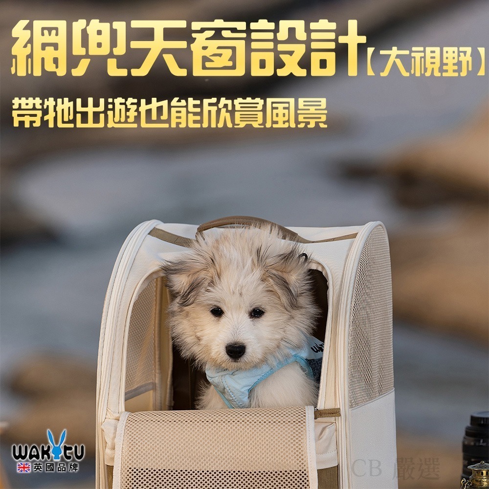 【限時購】輕盈透氣寵物雙肩背包 寵物背包 寵物外出包 寵物後背包 寵物包 貓咪外出包 寵物外出籠 貓咪背包-細節圖5