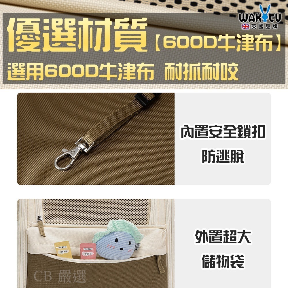 【限時購】輕盈透氣寵物雙肩背包 寵物背包 寵物外出包 寵物後背包 寵物包 貓咪外出包 寵物外出籠 貓咪背包-細節圖7