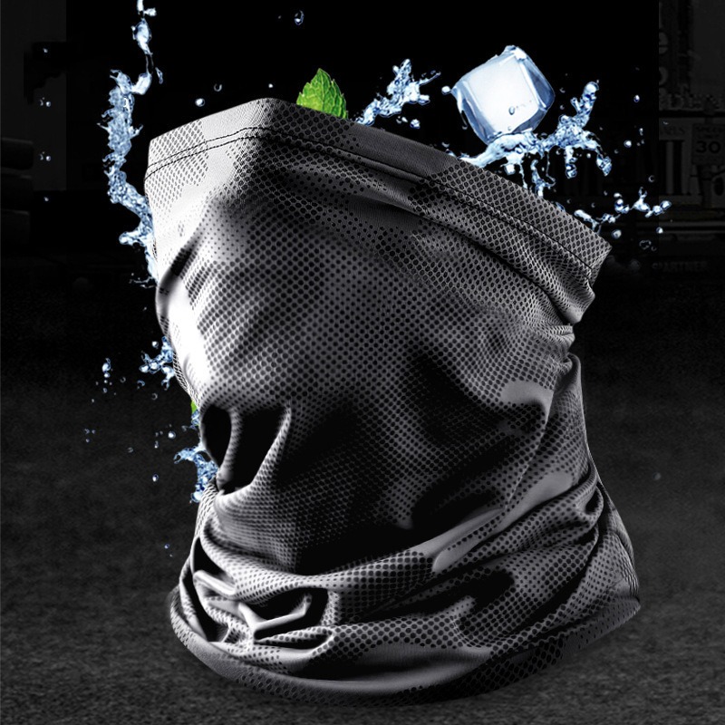 面罩【迷彩黑灰】