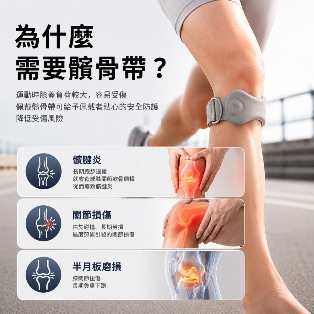 運動髕骨帶 護膝髕骨帶-細節圖2