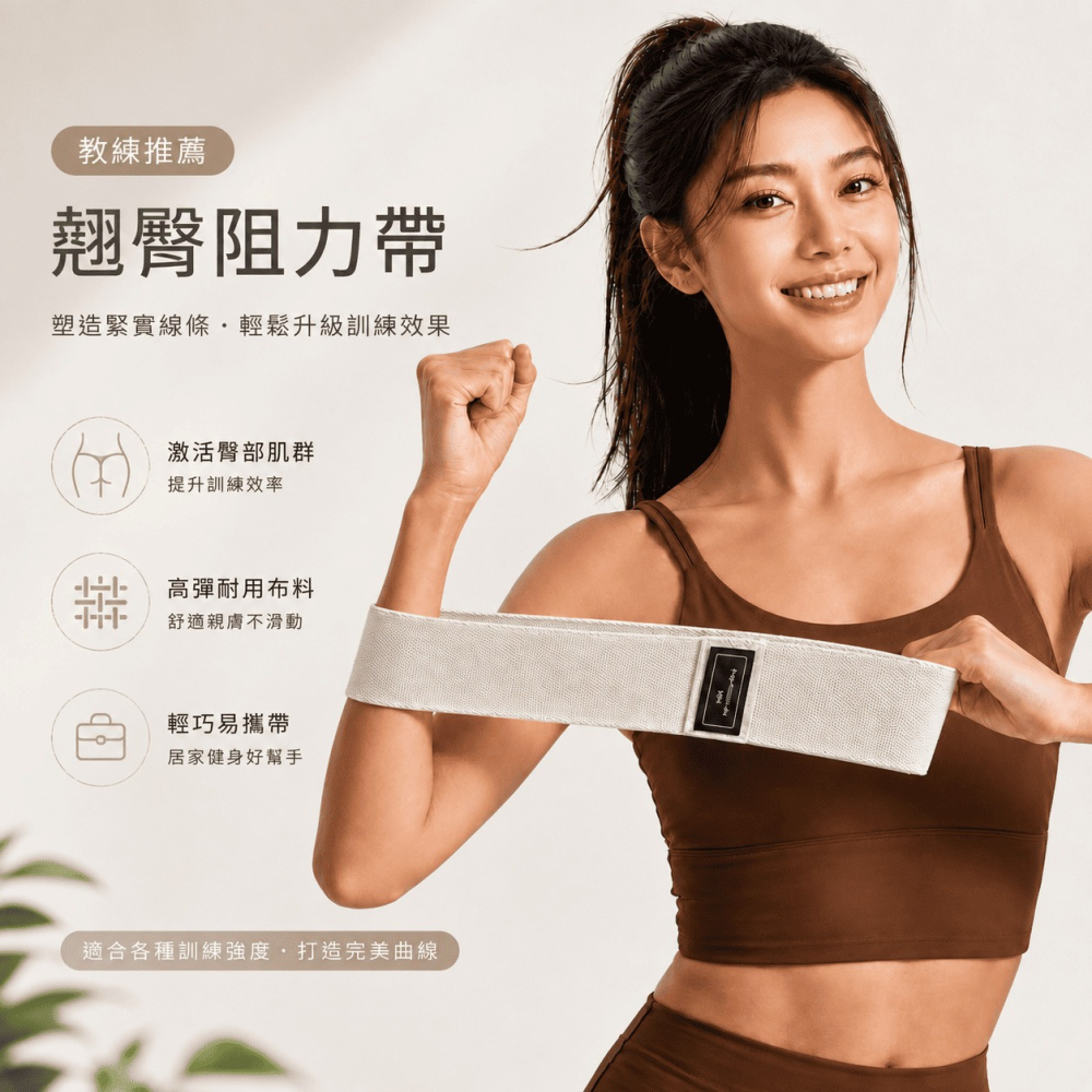 針織翹臀圈 瑜珈美臀圈-細節圖2