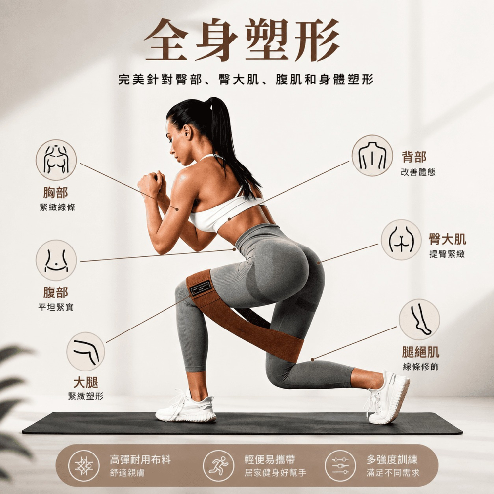 針織翹臀圈 瑜珈美臀圈-細節圖3