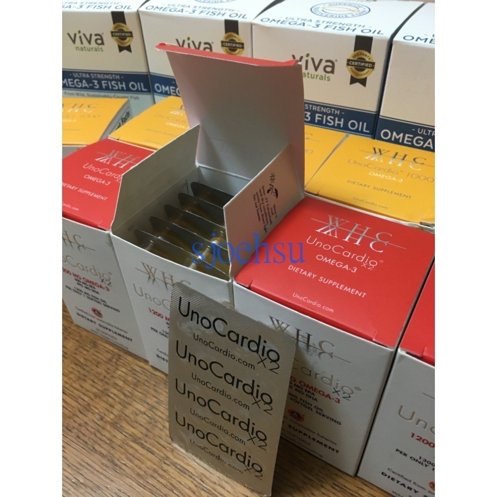 WHC UnoCardioX2 魚油Omega-3 [Labdoor第三名][歐洲原裝貨]-細節圖2