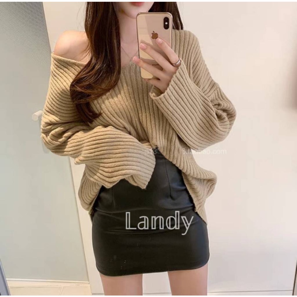 ღ 𝕃𝕒𝕟𝕕𝕪 ღ ｛預購｝#147 黑色包臀小皮裙秋季 2023新款高腰短款半身裙 性感包裙緊身短裙子-細節圖5