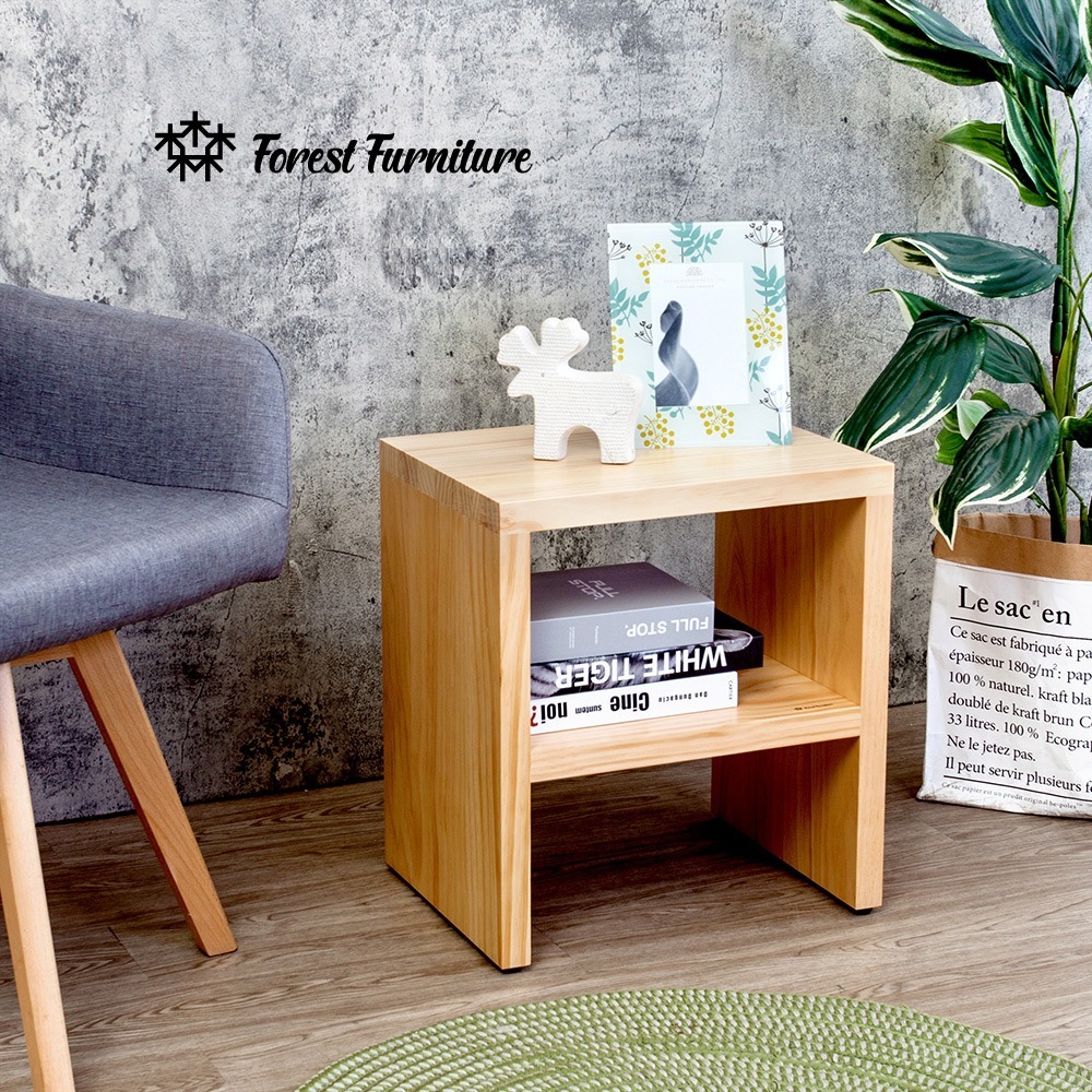 Boden 森林家居 1.4尺全實木椅凳 穿鞋椅-細節圖2