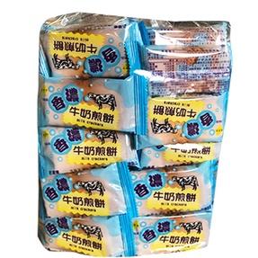 義香珍 香濃牛奶煎餅 黑糖煎餅 牛奶煎餅 花生煎餅 餅乾 3公斤裝-細節圖2