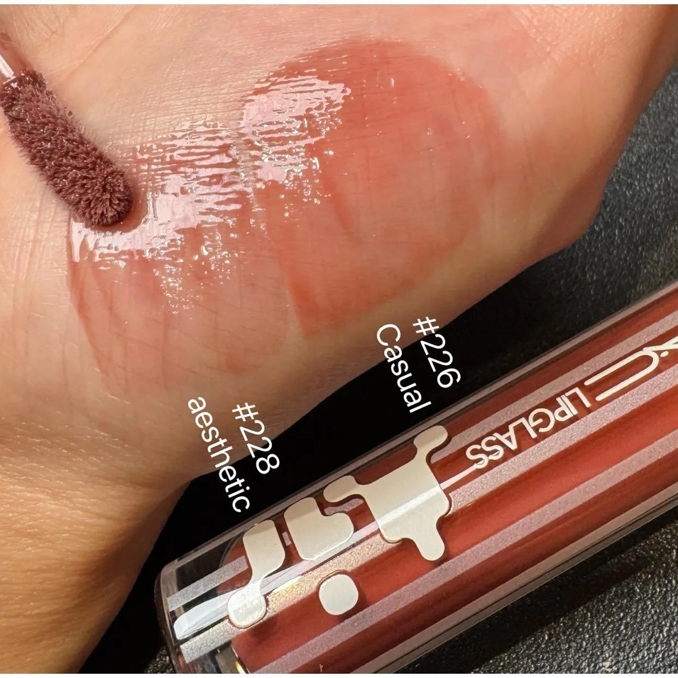 🎀妝可愛🎀MAC M.A.C 冰晶唇露 超透亮保濕豐唇露 茶晶、煙水晶、極光晶【台灣專櫃】-細節圖2