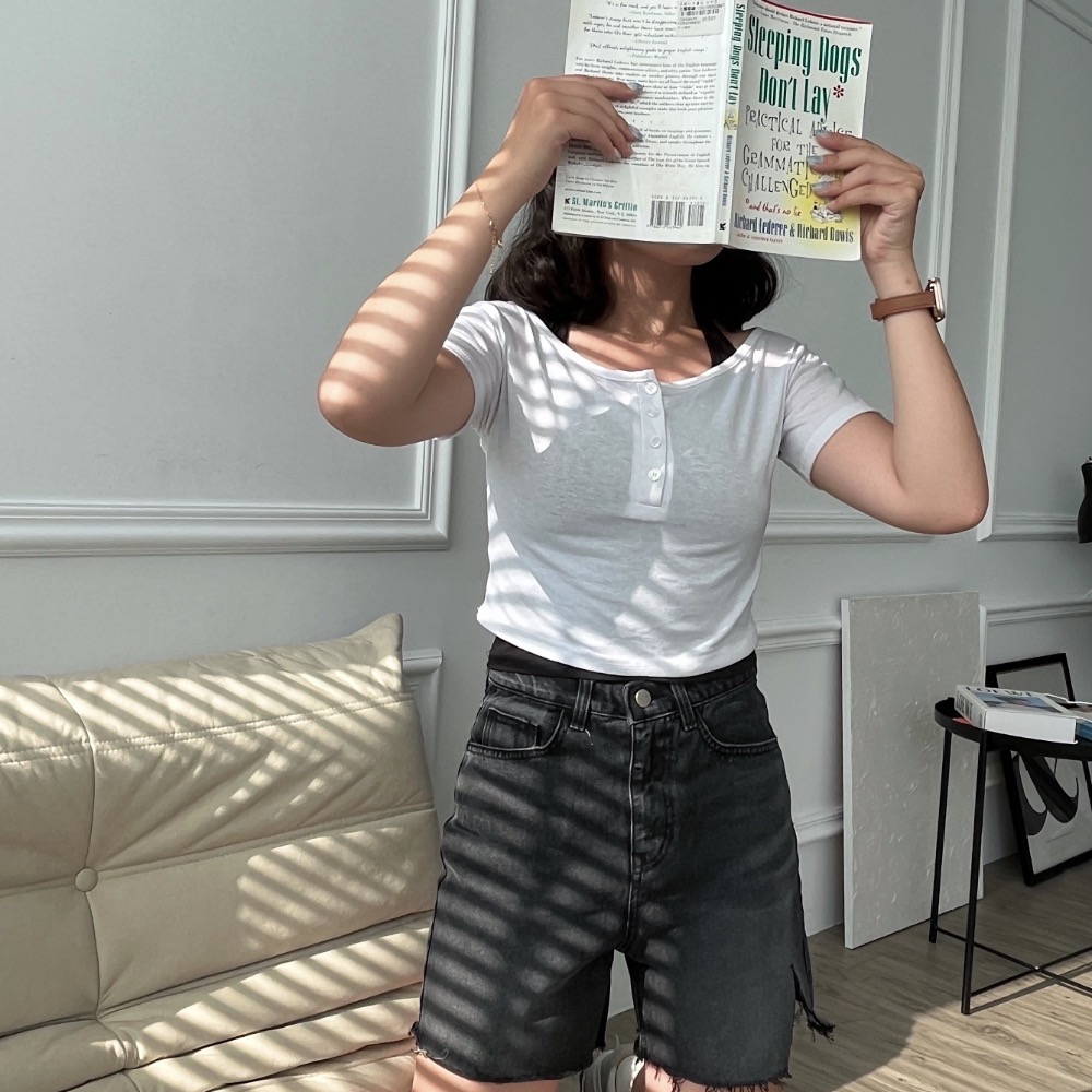 PiPi피피命定的短牛仔褲🫶｜正韓 現貨-細節圖2