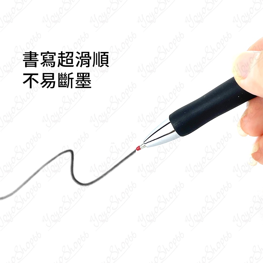 筆 按壓式自動中性筆 0.5mm筆芯 黑色紅色藍色 子彈頭中性筆 大容量 按壓自動原子筆【雀雀不是胖】-細節圖7