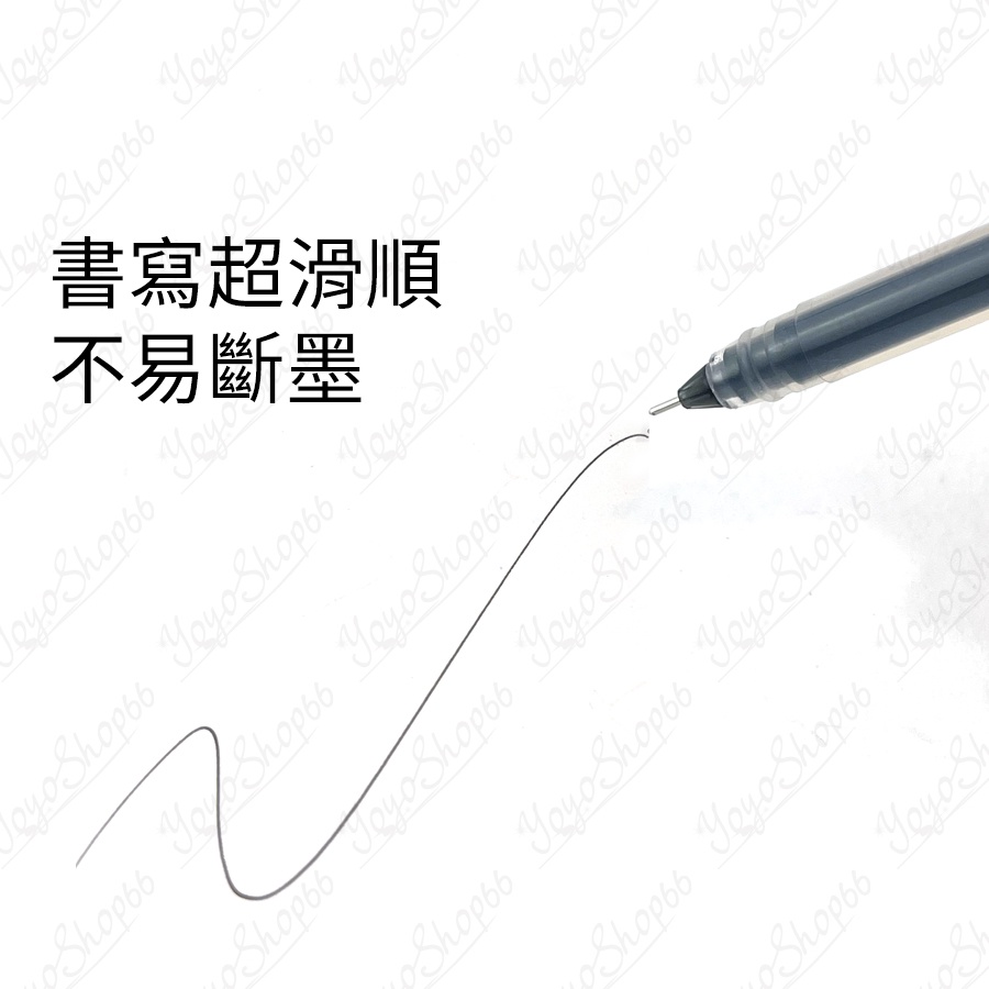 筆 針管筆 大容量中性筆 0.5mm 紅/藍/黑 商務辦公 辦公文具 碳素水筆簽字筆 原子筆【雀雀不是胖】-細節圖4