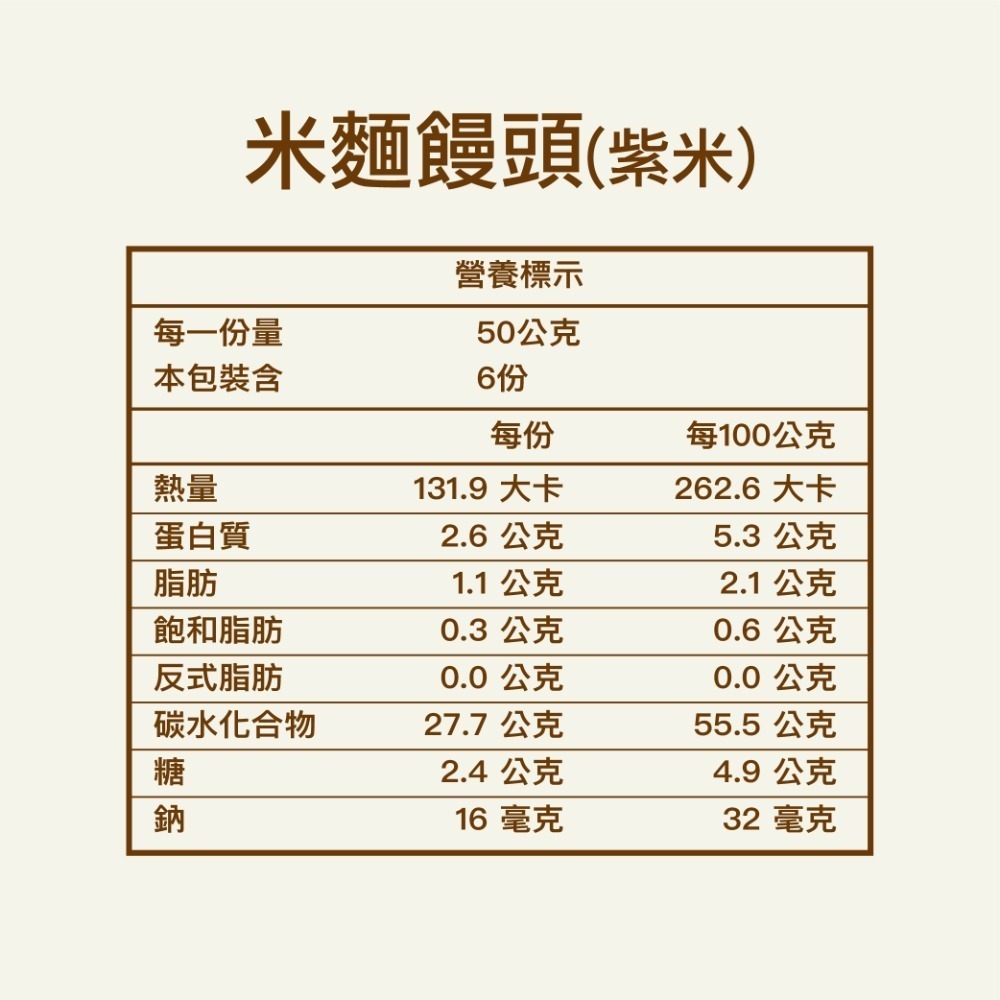 [ 塔果targel ] 紫米米饅頭（6入／300g）【桃園嚴選】-細節圖4