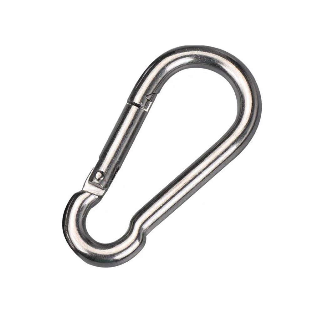 【健人體育🔥現貨】304不鏽鋼彈簧扣 健身器材D型扣 快拆鋁合金登山扣 登山扣 彩色鑰匙扣 鋁合金快掛 背包扣 外掛扣-細節圖4