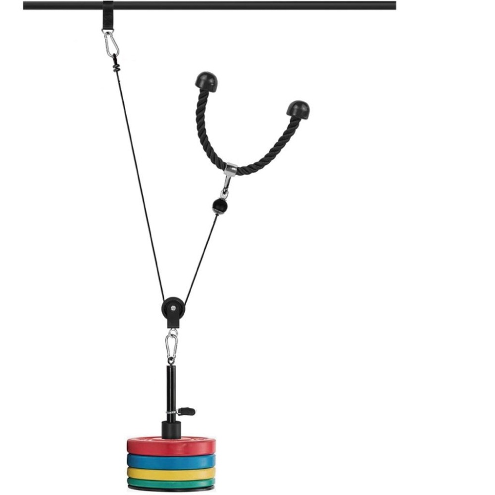 【健人體育🔥現貨】DIY滑輪下拉 居家滑輪健身工具 DIY滾輪下拉健身組 滑輪下拉 飛鳥 背肌訓練 簡易式滑輪下拉 背部-細節圖4