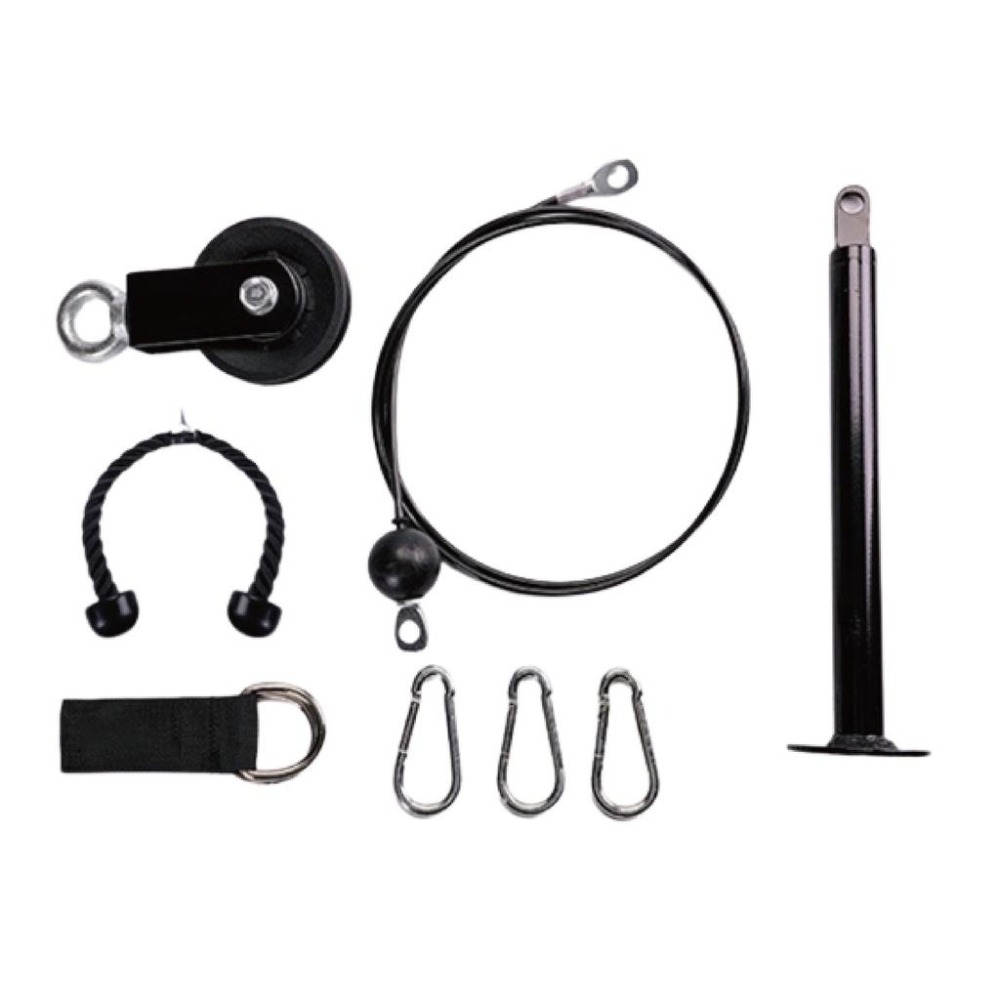 【健人體育🔥現貨】DIY滑輪下拉 居家滑輪健身工具 DIY滾輪下拉健身組 滑輪下拉 飛鳥 背肌訓練 簡易式滑輪下拉 背部-細節圖7