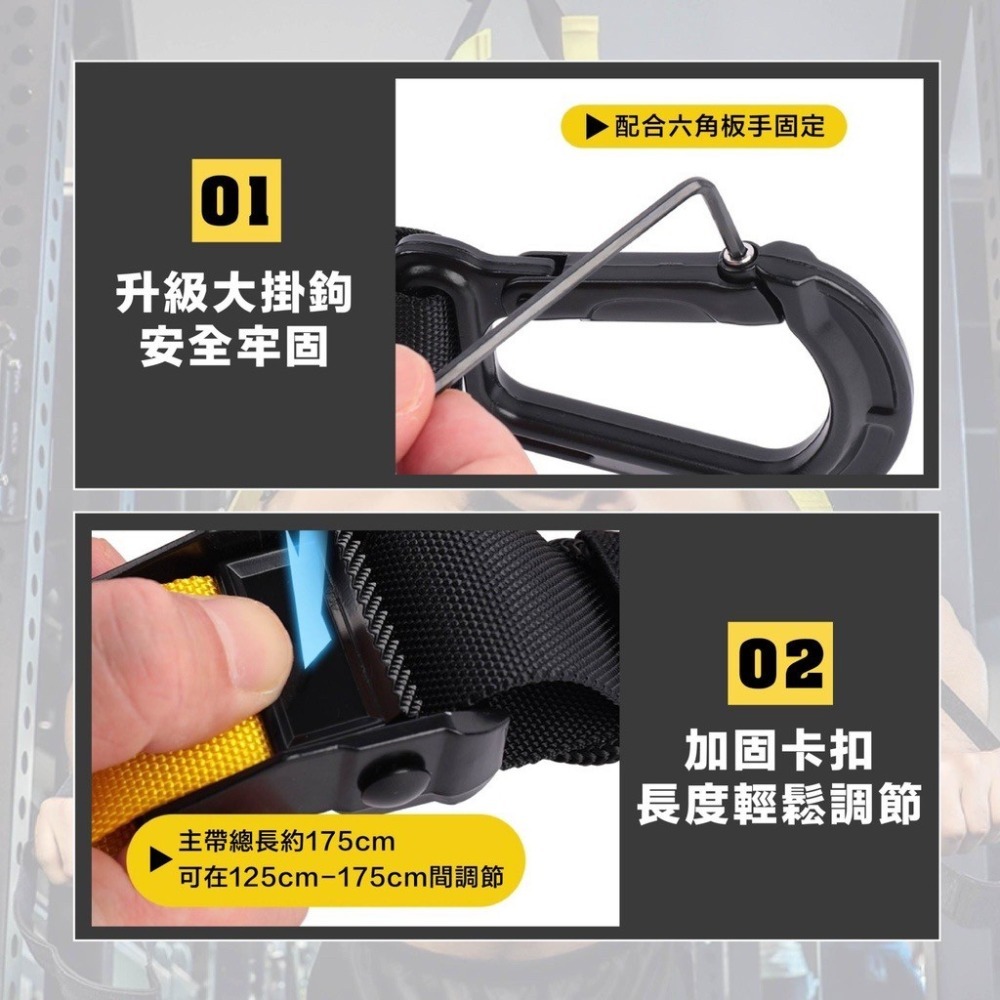 【健人體育🔥現貨】TRX P3-3 Pro 競技版 家用專業懸吊訓練組 運動 健身器材 運動 懸吊系統 瑜珈墊 拉力繩-細節圖8