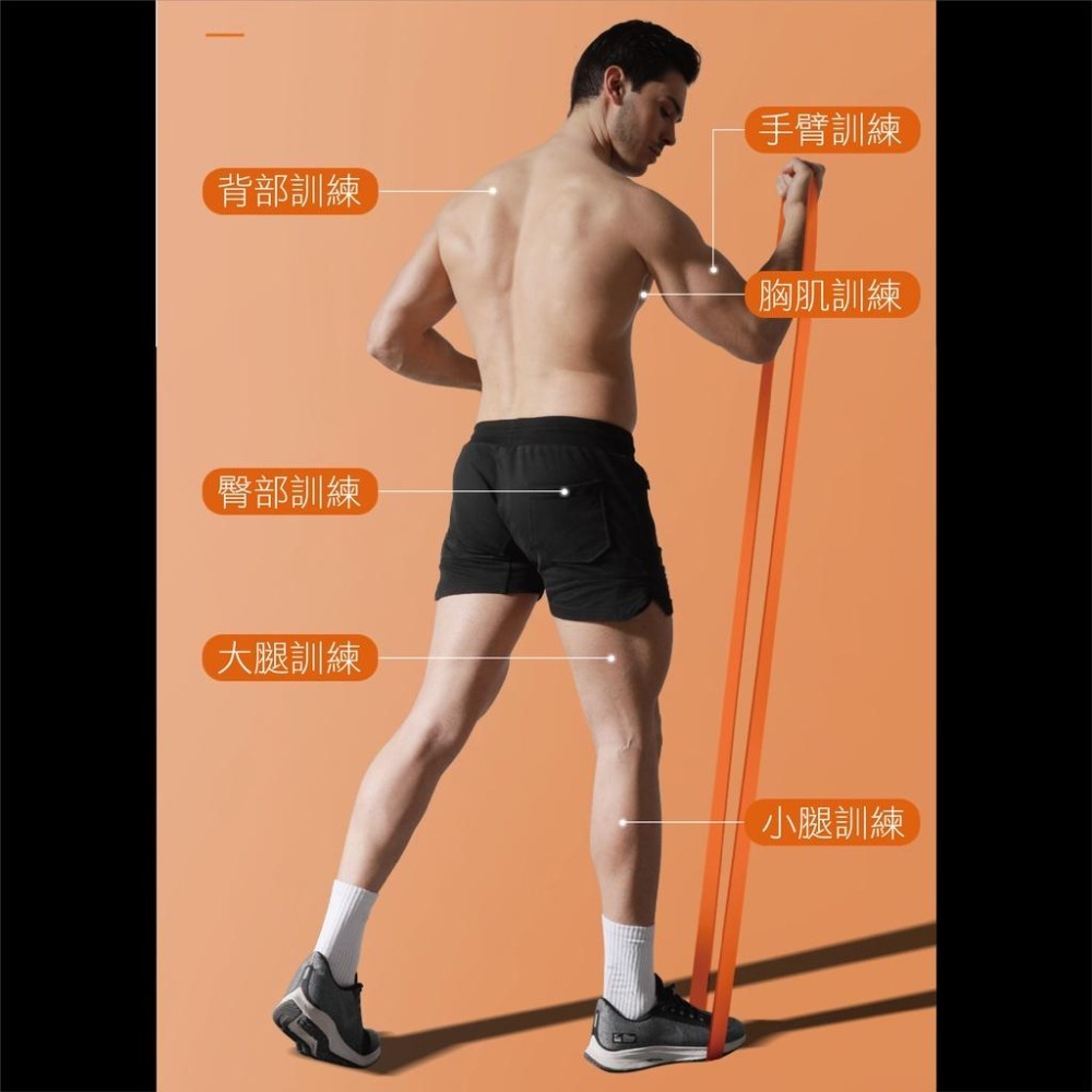 【健人體育🔥現貨】彈力帶 高磅數彈力帶 多功能拉力帶 拉力帶 拉力繩 彈力繩 阻力帶 阻力繩 健身 瑜珈 伸展 瘦身-細節圖5