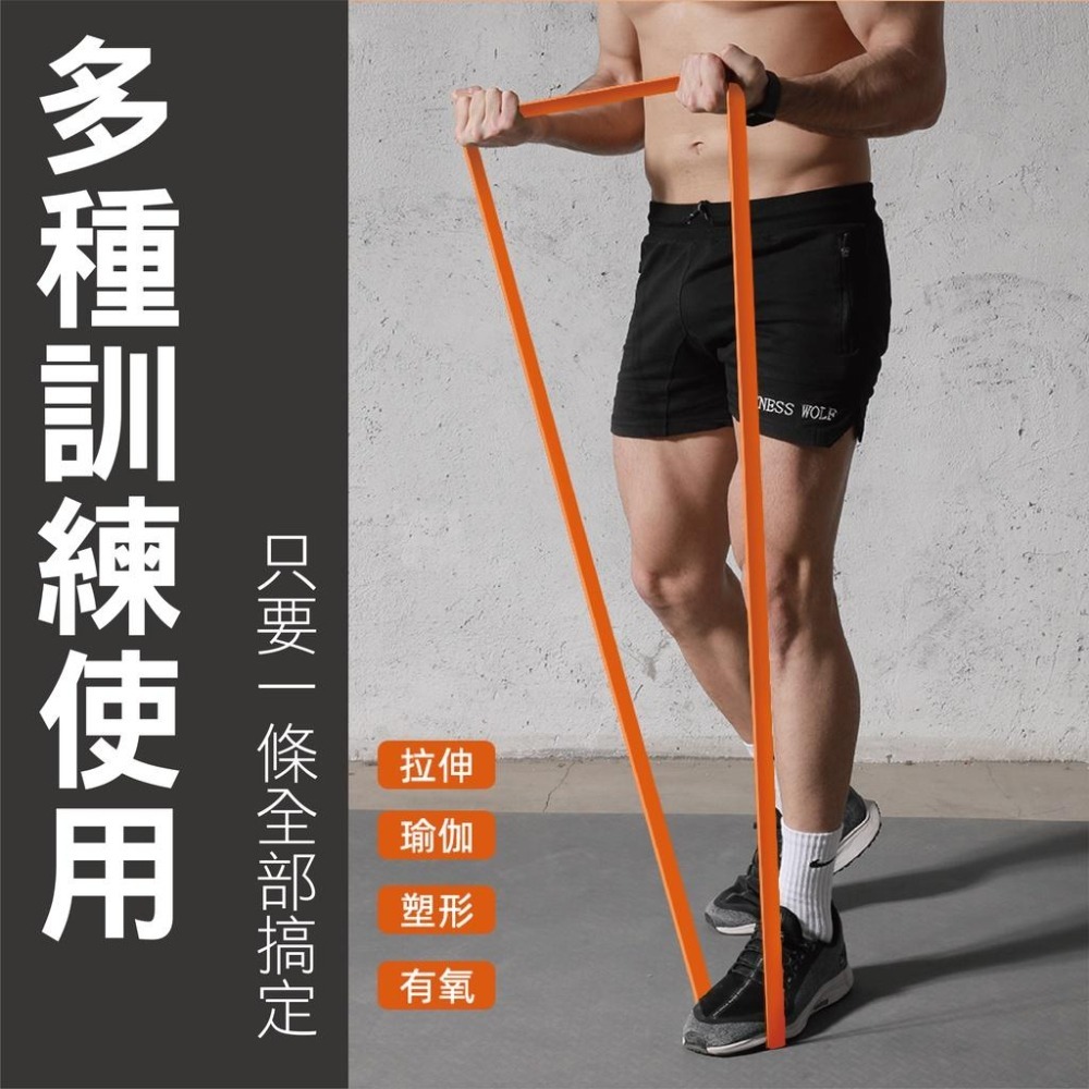 【健人體育🔥現貨】彈力帶 高磅數彈力帶 多功能拉力帶 拉力帶 拉力繩 彈力繩 阻力帶 阻力繩 健身 瑜珈 伸展 瘦身-細節圖7