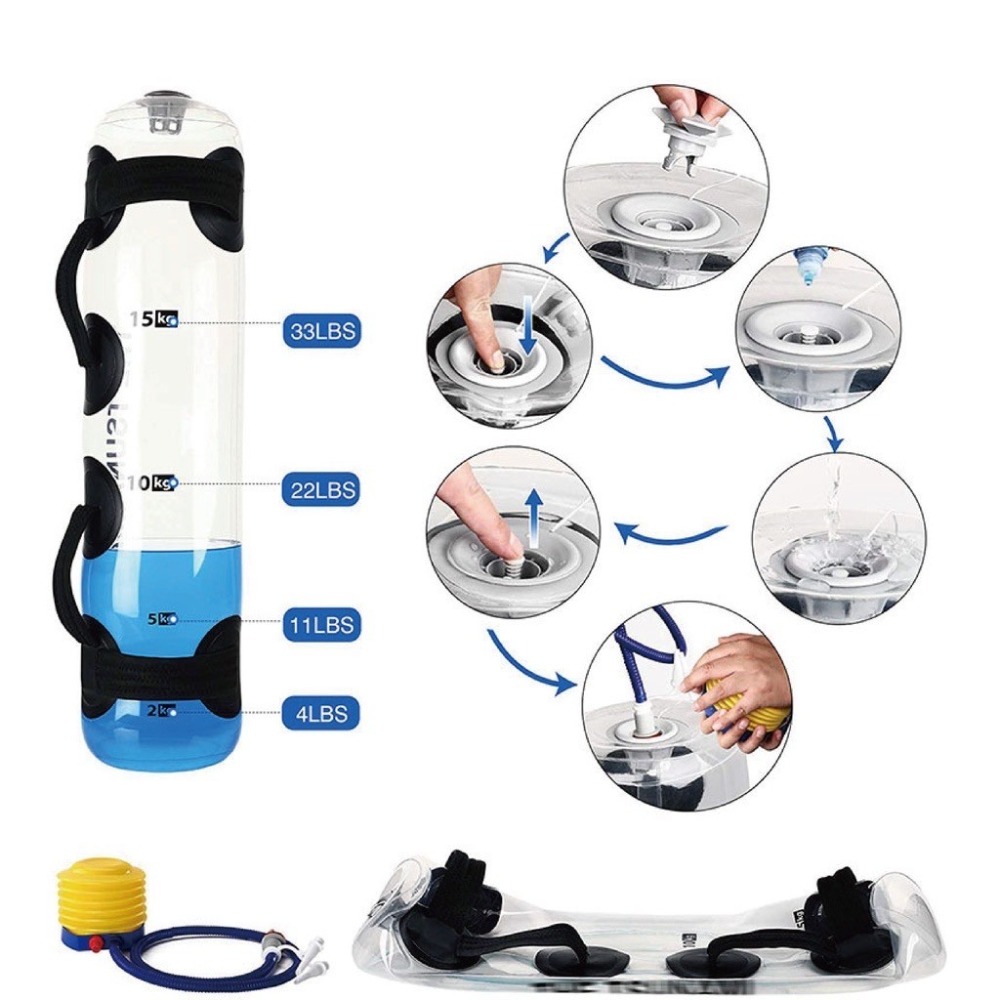 【健人體育🔥現貨】負重水袋 深蹲水袋 負重水袋 健身水袋 重訓水袋 挺舉 啞鈴 壺鈴 有氧運動 健身器材 挺舉啞鈴-細節圖6