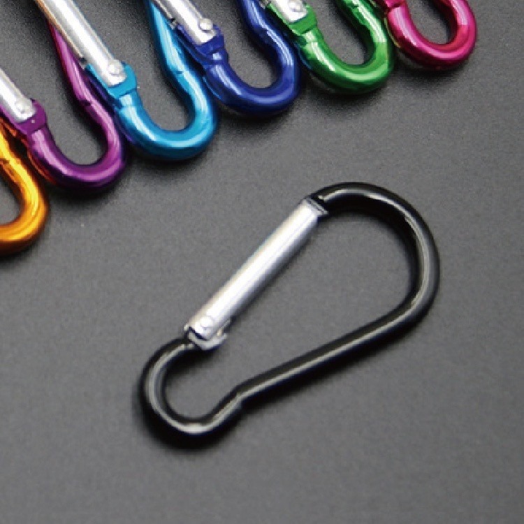 【健人體育🔥現貨】5號 葫蘆扣 快拆鋁合金登山扣 登山扣 彩色鑰匙扣 鋁合金快掛 背包扣 外掛扣 活扣 書包掛扣 葫蘆-細節圖2