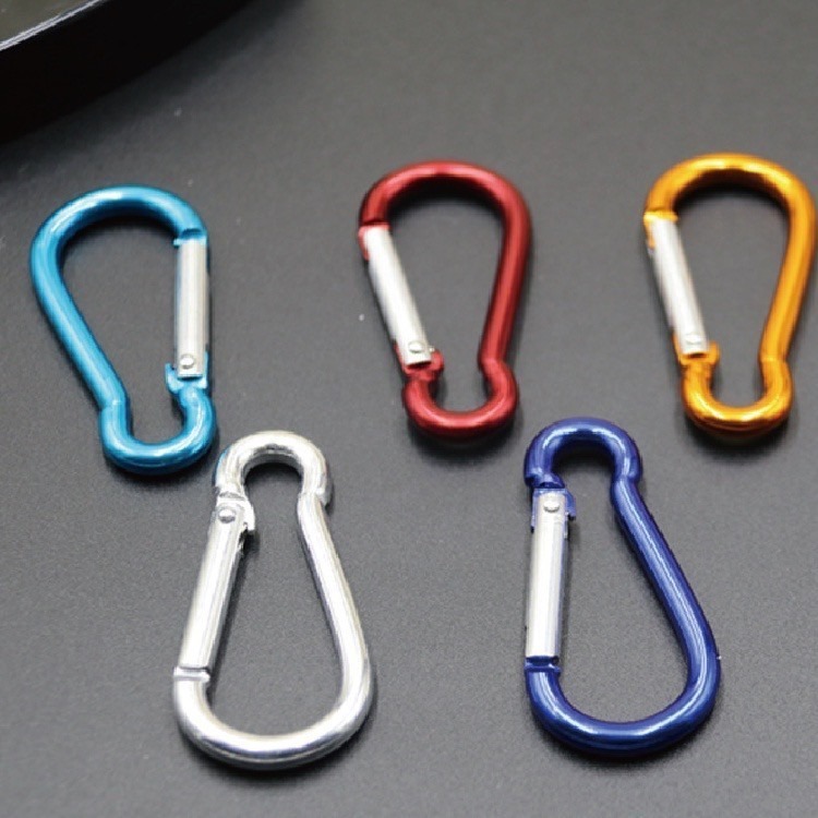 【健人體育🔥現貨】5號 葫蘆扣 快拆鋁合金登山扣 登山扣 彩色鑰匙扣 鋁合金快掛 背包扣 外掛扣 活扣 書包掛扣 葫蘆-細節圖3