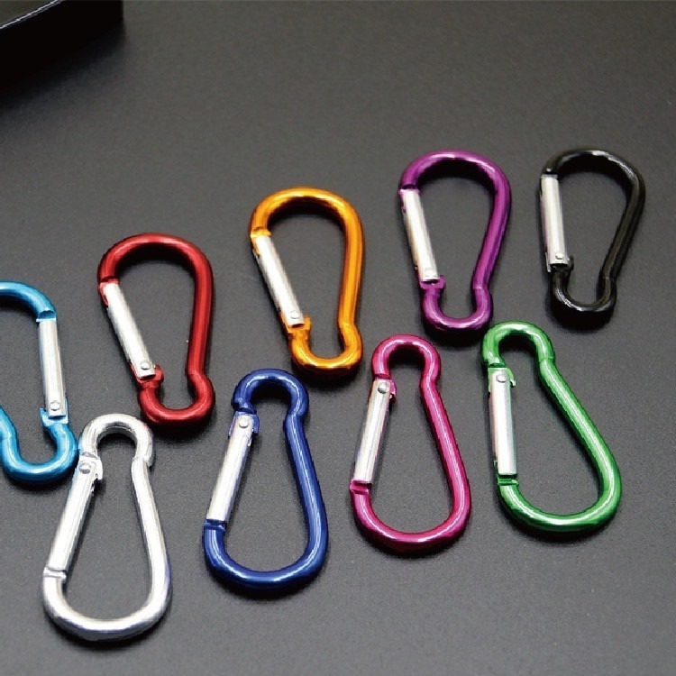 【健人體育🔥現貨】5號 葫蘆扣 快拆鋁合金登山扣 登山扣 彩色鑰匙扣 鋁合金快掛 背包扣 外掛扣 活扣 書包掛扣 葫蘆-細節圖5