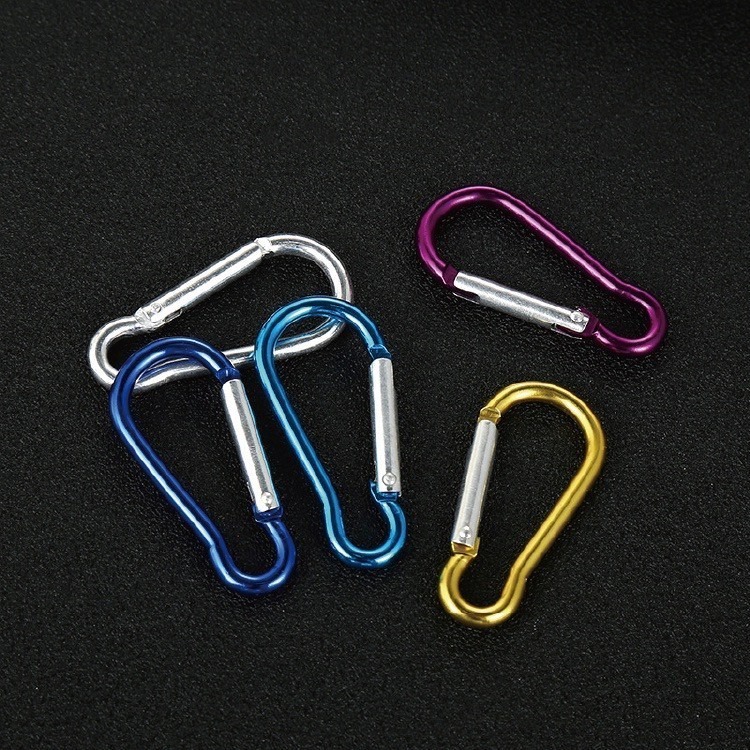 【健人體育🔥現貨】5號 葫蘆扣 快拆鋁合金登山扣 登山扣 彩色鑰匙扣 鋁合金快掛 背包扣 外掛扣 活扣 書包掛扣 葫蘆-細節圖6