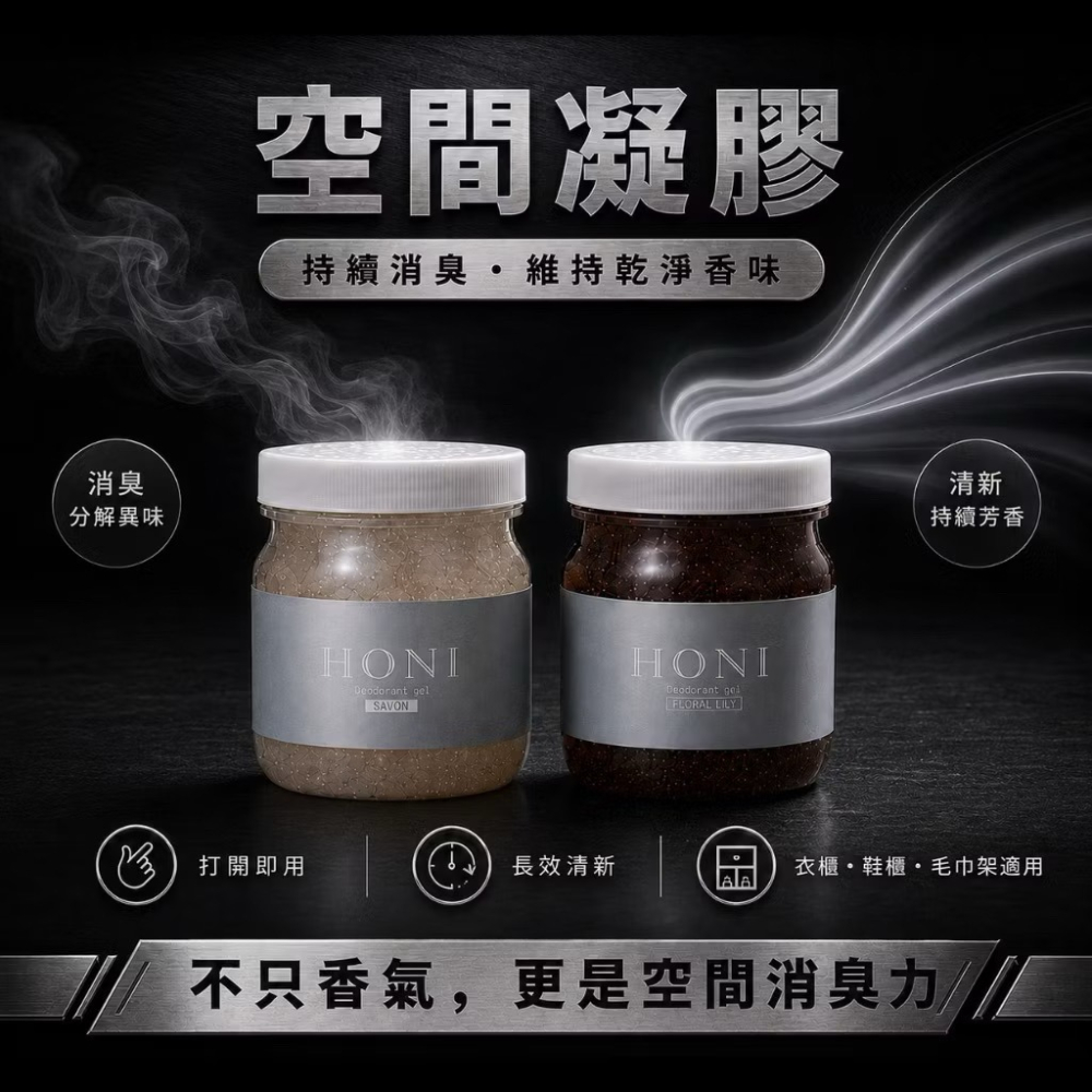 【JRS健身】HONI除臭噴霧 日本原裝進口 銀離子除臭神器 健身衣物清香噴霧 寵物友善空間消臭凝膠 夏日氣味管理-細節圖3