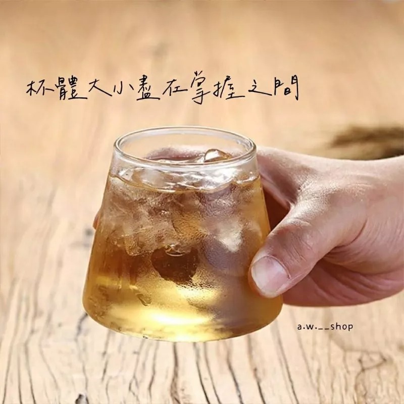 日式富士山耐熱玻璃杯 創意家用品味威士忌啤酒杯690ml 茶杯 咖啡杯 果汁杯 酒吧雞尾酒杯-細節圖5