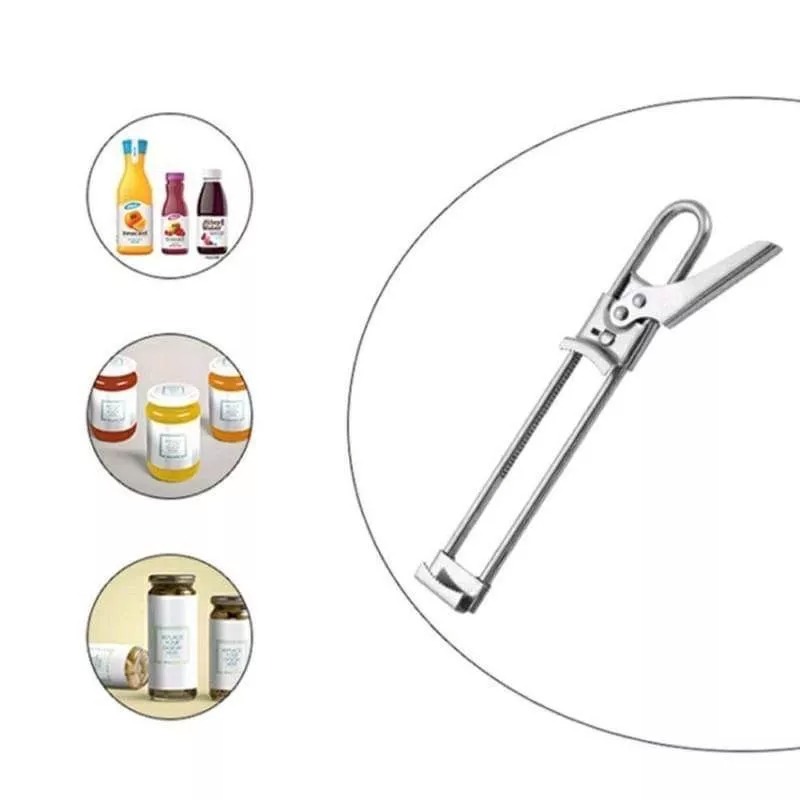 不銹鋼可調節大小開罐器開瓶器 調節式省力開蓋器 通用萬能露營家用廚房罐頭飲料開瓶裝置 開罐神器-細節圖8