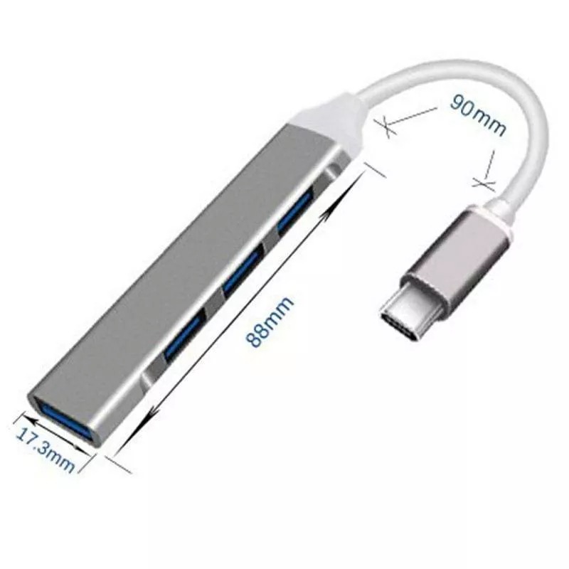 TypeC集線器 USB3.0轉接分線器 MacBook筆電集線裝置 手機OTG多功能拓展裝置-細節圖5