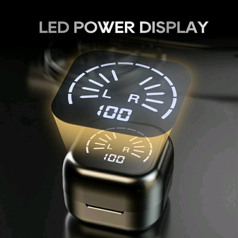 無線藍牙5.2降噪耳機 磁吸智慧LED數字充電顯示充電盒 無線入耳式迷你TWS立體聲運動跑步防水藍芽耳機-細節圖2